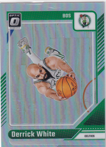 2024-25 DONRUSS OPTIC #62 DERRICK WHITE SILVER- BOSTON CELTICS