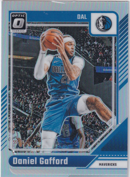 2024-25 DONRUSS OPTIC #160 DANIEL GAFFORD SILVER- DALLAS MAVERICKS
