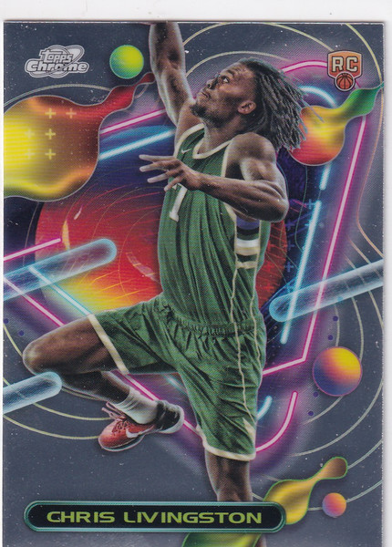 2024 TOPPS CHROME COSMIC #197 CHRIS LIVINGSTON- MILWAUKEE BUCKS