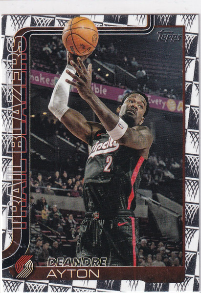 2025 TOPPS #124 DEANDRE AYTON TIP OFF- PORTLAND TRAIL BLAZZERS
