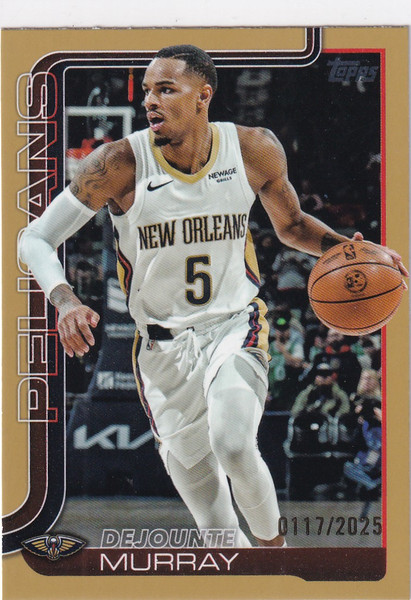 2025 TOPPS #192 DEJOUNTE MURRAY /2025- NEW ORLEANS PELICANS