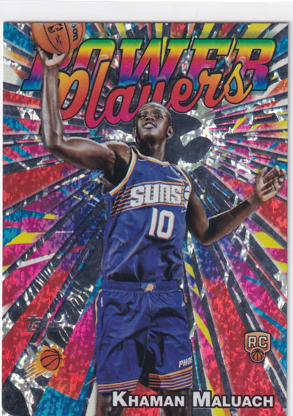 2025 TOPPS #PP-20 KHAMAN MALUACH POWER PLAYERS FOIL- PHOENIX SUNS