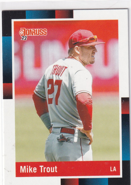2022 DONRUSS #265 MIKE TROUT- LOS ANGELES ANGELS