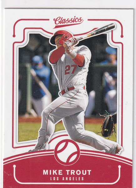 2021 CHRONICAL CLASSIC #16 MIKE TROUT- LOS ANGELES ANGELS
