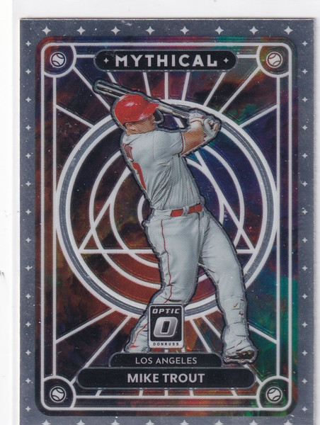 2022 DONRUSS OPTIC #MTH-6 MIKE TROUT MYTHICAL- LOS ANGELES ANGELS