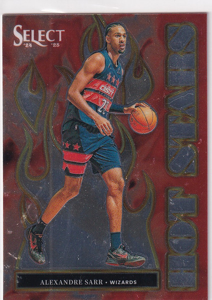 2024-25 SELECT #10 ALEXANDRE SARR HOT STARS- WASHINGTON WIZARDS