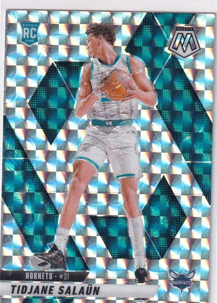 2024-25 MOSAIC #241 TIDLANE SALAUN SILVER REACTIVE- CHARLOTTE HORNETS
