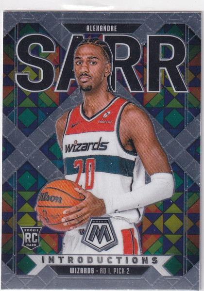 2024-25 MOSAIC #2 ALEXANDRE SARR INTRODUCTIONS- WASHINGTON WIZARDS
