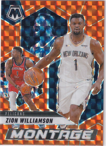 2024-25 MOSAIC #24 ZION WILLIAMSON MONTAGE /49- NEW ORLEANS PELICANS