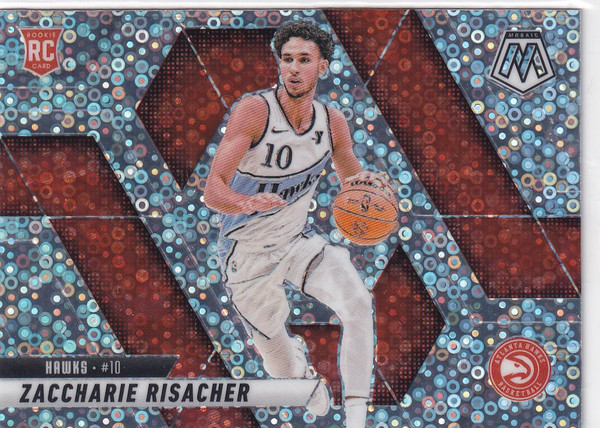 2024-25 MOSAIC #213 ZACCHARIE RISACHER VARIATION DISCO- ATLANTA HAWKS