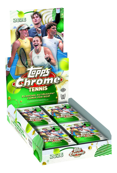 2026 Topps Chrome Tennis Hobby Box