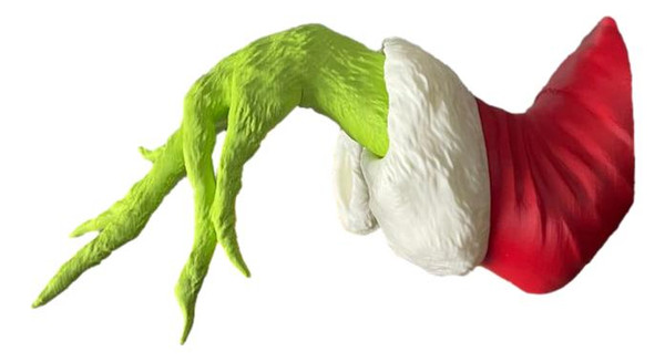 3D Printed Grinch Wall Ornament Holder