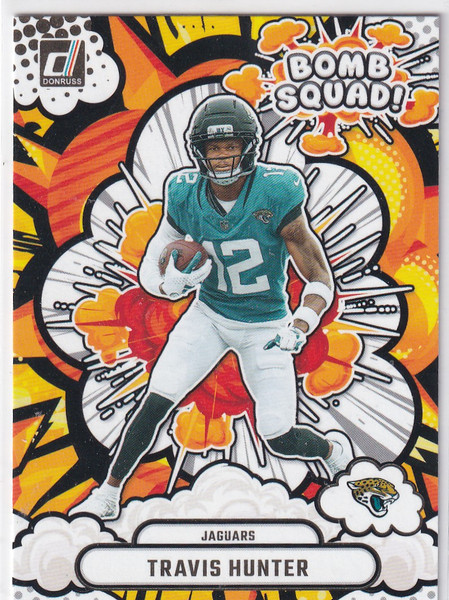 2025 DONRUSS #BS-THR TRAVIS HUNTER BOMB SQUAD- JACKSONVILLE JAGUARS