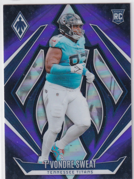 2024 PHOENIX #245 TVONDRE SWEAT PURPLE REFRACTOR- TENNESSEE TITANS