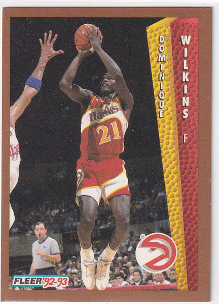 1992 FLEER #8 DOMINIQUE WILKENS- ATLANTA HAWKS