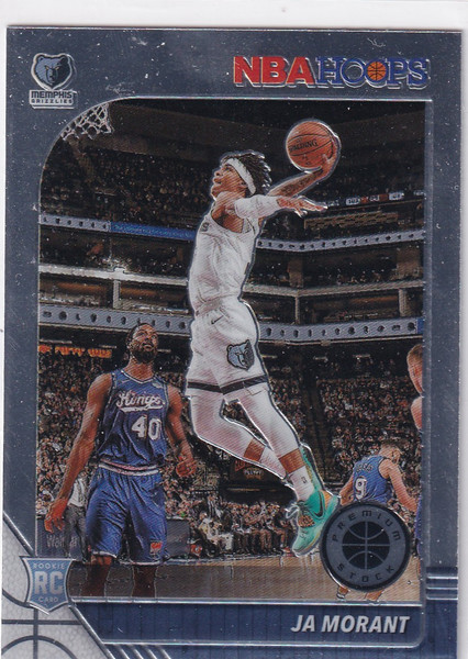 2019-20 PREMIUM STOCK #259 JA MORANT- MEMPHIS GRIZZLIES