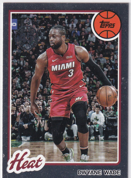 2025 TOPPS #80BK-5 DWYANE WADE THROWBACK- MIAMI HEAT