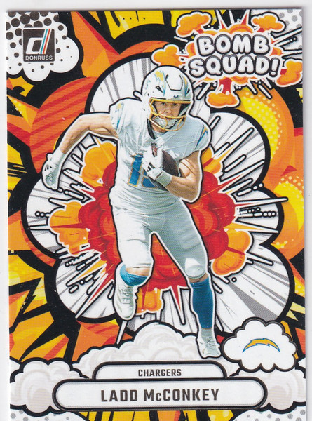 2025 DONRUSS #BS-LMY LADD MCCONKEY BOMB SQUAD- LOS ANGELES CHARGERS