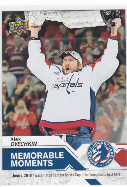 2019 Upper Deck National Hockey Card Day #NHCD-16 Alex Ovechkin Capitals