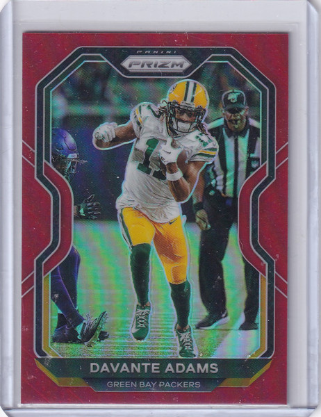 2020 Panini Prizm Retail Red Prizm SP #205 Davante Adams - Packers