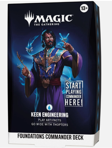 Magic The Gathering: - Foundations Keen Engineering Commander Deck