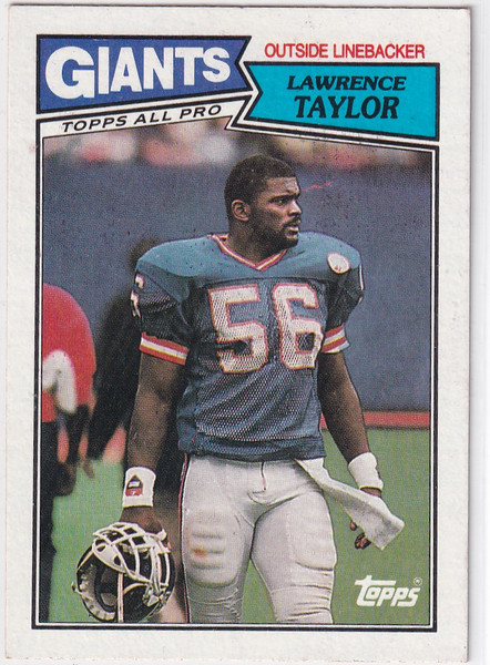 1987 TOPPS #26 LAWRENCE TAYLOR- NEW YORK GIANTS