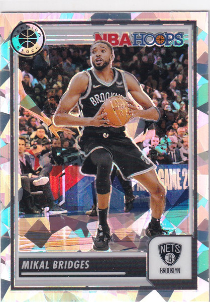 2023-24 PREMIUM STOCK #180 MIKAL BRIDGES CRACKED ICE- BROOKLYN NETS