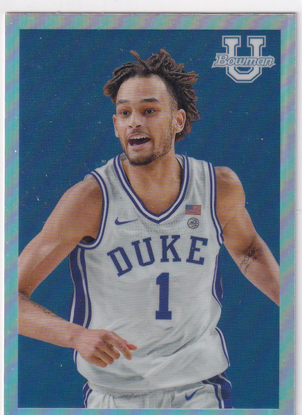 2023 BOWMAN UNIVERSITY #09B-7 DERECK LIVELY REFRACTOR- DUKE