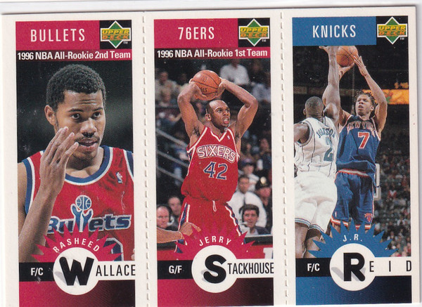 1996 UPPER DECK #M57 M61 M89 REID STACKHOUSE WALLACE PANEL- PHILADELPHIA 76ERS