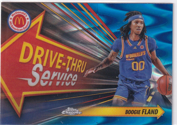 2024 TOPPS CHROME MCDONALDS #DTS-JOF BOOGIE FLAND DRIVE THRU RAY WAVE- KENTUCKEY