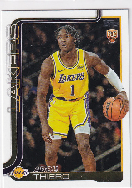 2025 TOPPS #236 ADOU THIERO- LOS ANGELES LAKERS