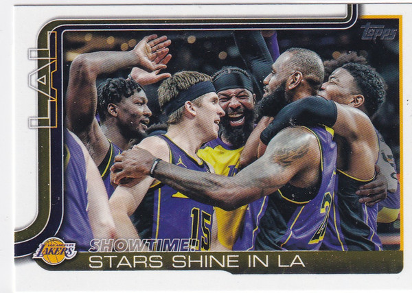 2025 TOPPS #293 SHOWTIME- LOS ANGELES LAKERS