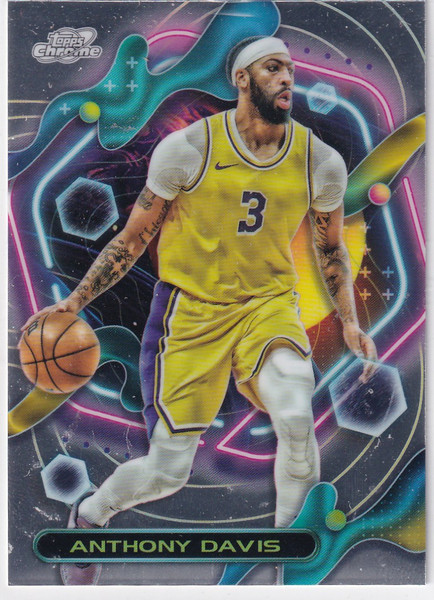 2024 TOPPS CHROME COSMIC #198 ANTHONY DAVIS- LOS ANGELES LAKERS