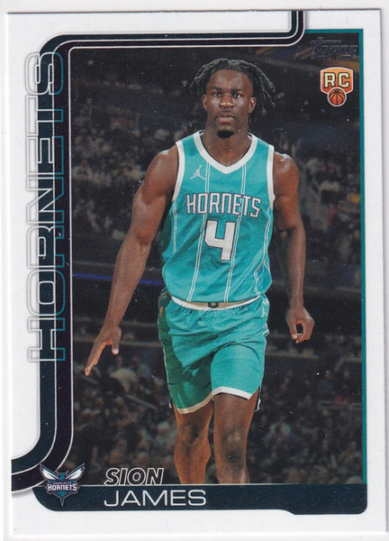 2025 TOPPS #233 SION JAMES- CHARLOTTE HORNETS