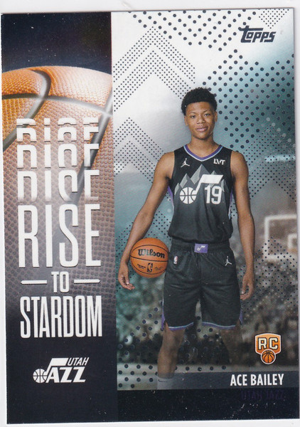 2025 TOPPS #RTS-5 ACE BAILEY RISE TO STARDOM- UTAH JAZZ