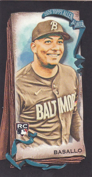 2026 Topps Allen & Ginter Black MINI #146 Samuel Basallo RC Baltimore Orioles