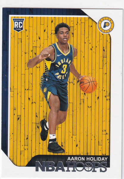 2018-19 HOOPS #267 AARON HOLIDAY ROOKIE- INDIANA PACERS