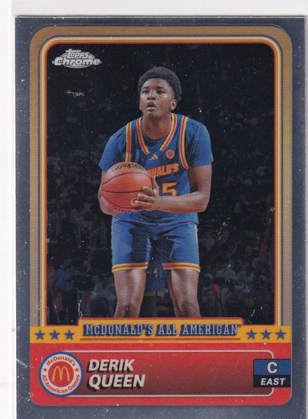 2024 TOPPS CHROME MCDONALDS #32 DERIK QUEEN- NEW ORLEANS PELICANS