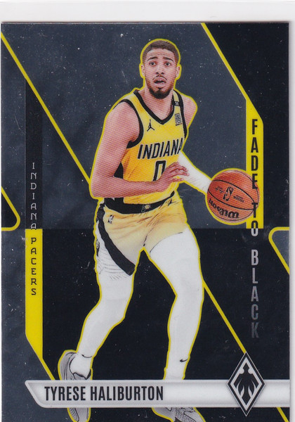 2023-24 PHOENIX #12 TYRESE HALIBURTON FADED BLACK- INDIANA PACERS
