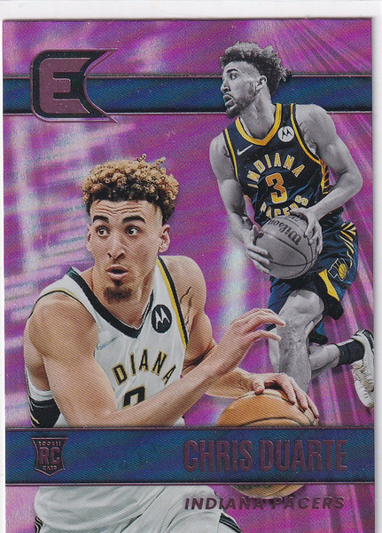 2021-22 CHRONICALS ESSENTIALS #321 CHRIS DUARTE PINK- INDIANA PACERS