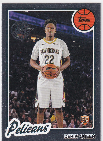 2025 TOPPS #80BK-60 DERIK QUEEN THROWBACK- NEW ORLEANS PELICANS