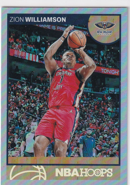 2024-25 HOOPS #1 ZION WILLIAMSON HOLO- NEW ORLEANS PELICANS