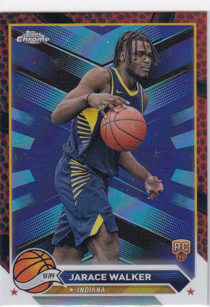 2024 TOPPS CHROME #151 JARACE WALKER BASKETBALL BOARDER- INDIANA PACERS