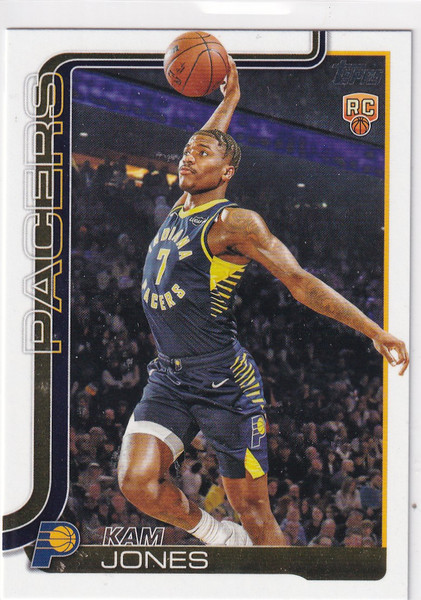 2025 TOPPS #239 KAM JONES- INDIANA PACERS