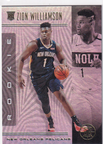 2019-20 ILLUSIONS #151 ZION WILLIAMSON HOLO- NEW ORLEANS PELICANS