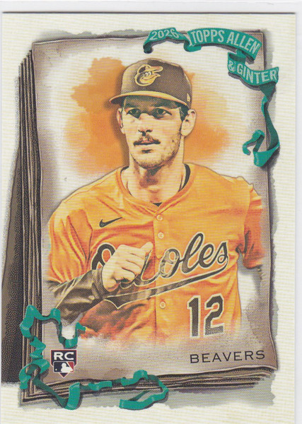2026 Topps Allen & Ginter #62 Dylan Beavers RC Baltimore Orioles