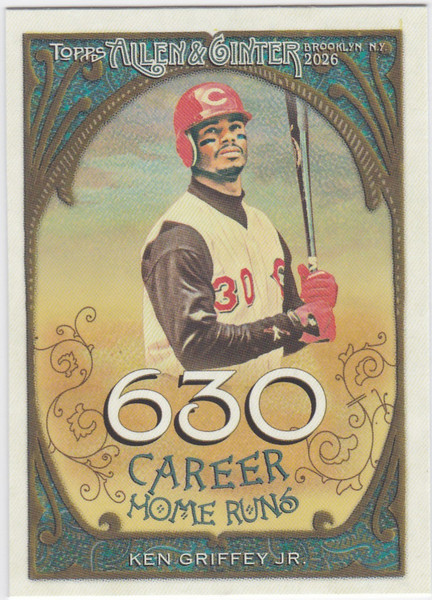 2026 Topps Allen & Ginter #CR-49 Ken Griffey JR Career Homeruns Reds