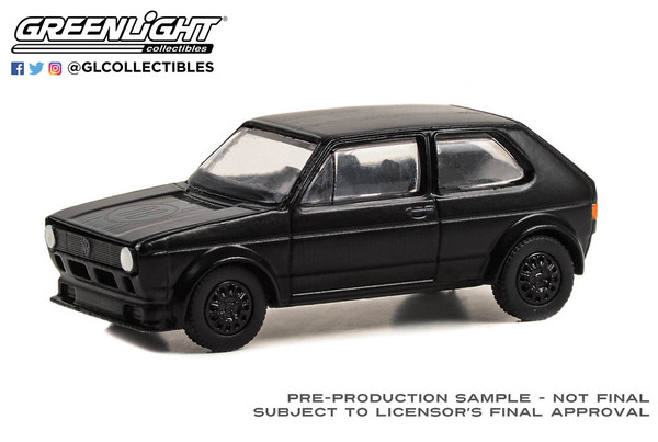 Greenlight 1:64 Black Bandit Series 28 1980 Volkswagen Rabbit Widebody