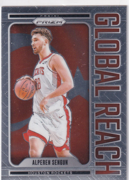 2024-25 PRIZM #1 ALPEREN SENGUN GLOBAL REACH- HOUSTON ROCKETS