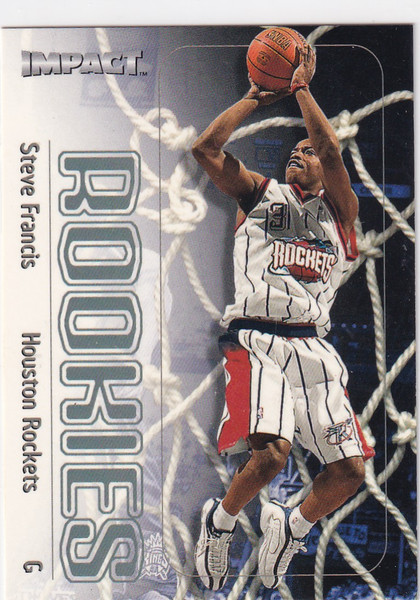 2000 FLEER #90 STEVE FRANCIS ROOKIES IMPACT- HOUSTON ROCKETS